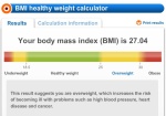 My BMI today